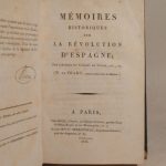 Couverture du livre Estimation du livre « mémoires historiques sur la Révolution d’Espagne. »