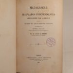 Couverture du livre Estimation du livre &laquo;&nbsp;madagascar et peuplades indépendantes abandonnées par la France, suivis de Notes et Documents inédits, avec Dédicace au Général Rolland […], par le colonel du Verge […].&nbsp;&raquo;