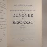 Couverture du livre Estimation du livre « catalogue de l’oeuvre gravé de Dunoyer de Segonzac, tome VI : 1948-1952. »