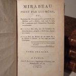 Couverture du livre Estimation du livre « mirabeau peint par lui-même, ou Recueil des Discours qu’il a prononcés, des Motions qu’il a faites, tant dans le sein des Communes qu’à l’Assemblée Nationale constituante ; depuis le 5 mai 1789, jour de l’ouverture des Etats-Généraux, jusqu’au 2 avril 1791, époque de sa mort […]. »