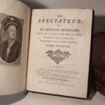 Couverture du livre Estimation du livre « le Spectateur, ou Le Socrate moderne ; où l’on voit un portrait naïf des moeurs de ce siècle. Traduit de l’anglois. Nouvelle édition, revue, corrigée & augmentée. Tomes 1, 2, 3. »