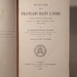 Couverture du livre Estimation du livre « histoire des Français dans l’Inde, depuis la fondation de Pondichéry jusqu’à la prise de cette ville (1674-1761) »