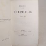 Couverture du livre Estimation du livre « mémoires inédits de Lamartine 1790-1815 »