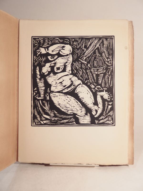 Couverture du livre Estimation du livre « 2 gravures sur bois pour le Bestiaire ou Cortège d’Orphée, de Guillaume Apollinaire : Le Morpion, Le Condor. »