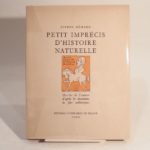 Couverture du livre Estimation du livre « petit imprécis d’histoire naturelle. Dessins de l’auteur d’après les documents les plus authentiques. »